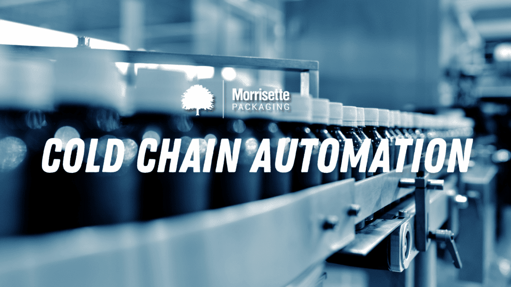 a conveyor systems moves medicine bottles down the production line